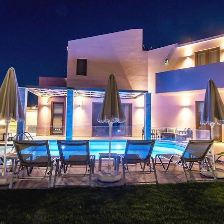 Villa Anthi, A Modern Villa With Salted Water Pool,Hot Tub & Bbq! Rethymno  Екстер'єр фото